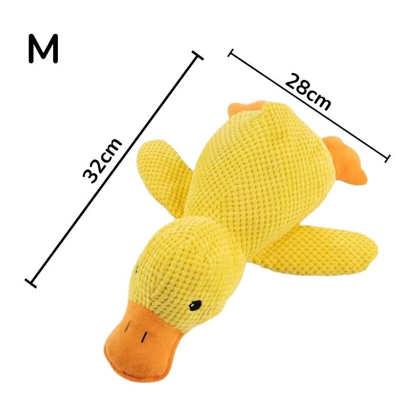 Plush Duck Dog Toy with Natural Quack Sound | Durable Chew & Comfort Toy
