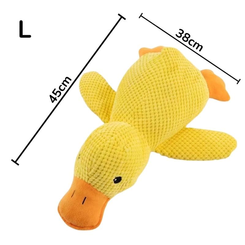 Plush Duck Dog Toy with Natural Quack Sound | Durable Chew & Comfort Toy