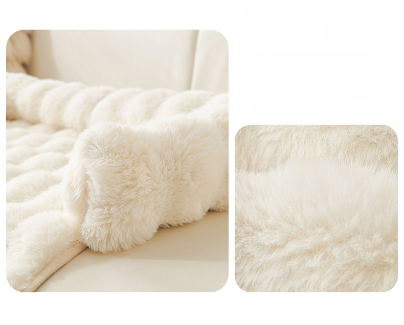 Luxury Faux Fur Pet Bed Mat | Soft Washable Dog & Cat Bed