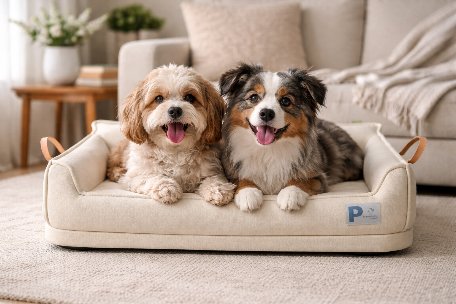 Faux Leather Dog Sofa Bed UK | Waterproof & Washable Pet Bed