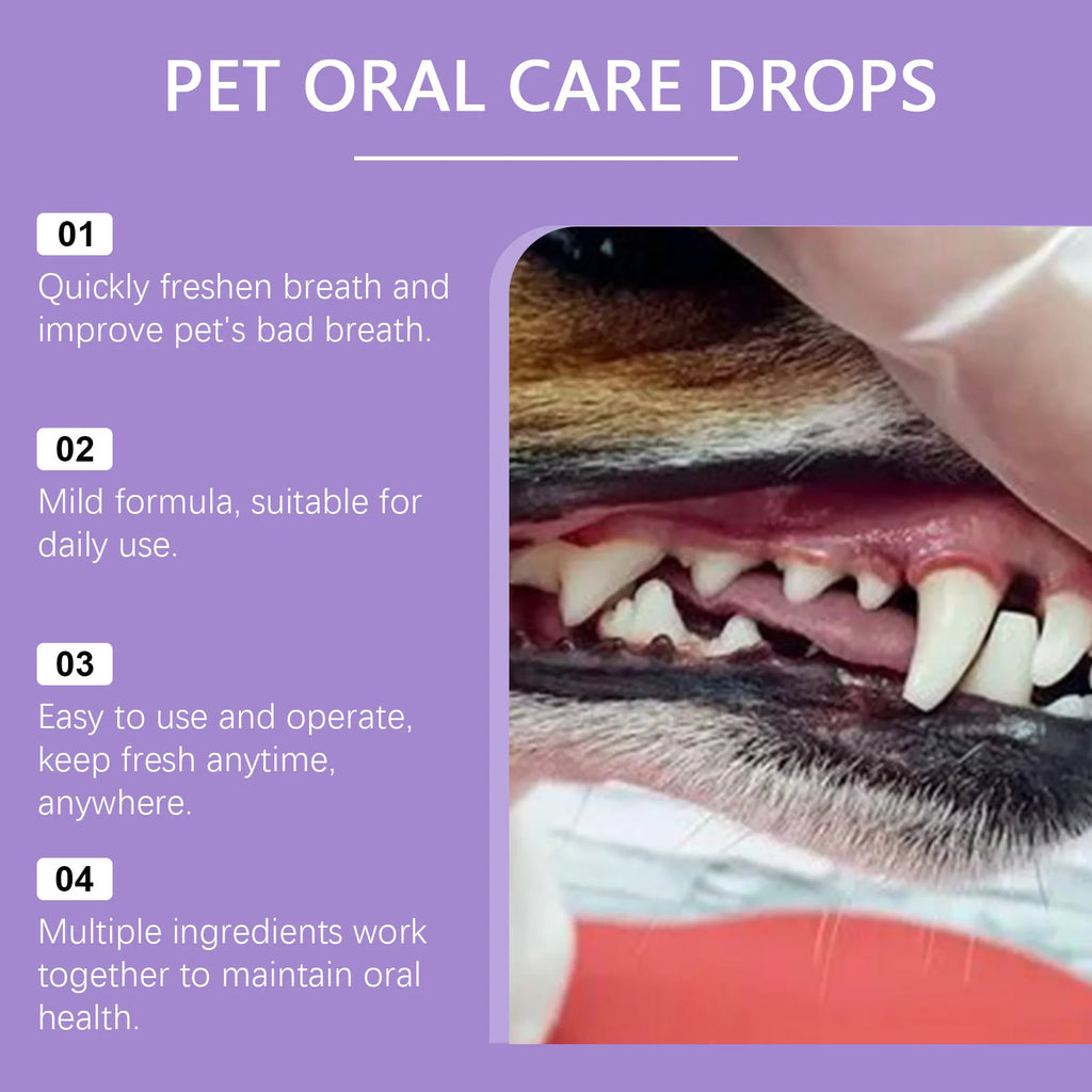 Pet Oral Cleaning Spray for Dogs & Cats 50ml | Breath Freshener & Dental Care