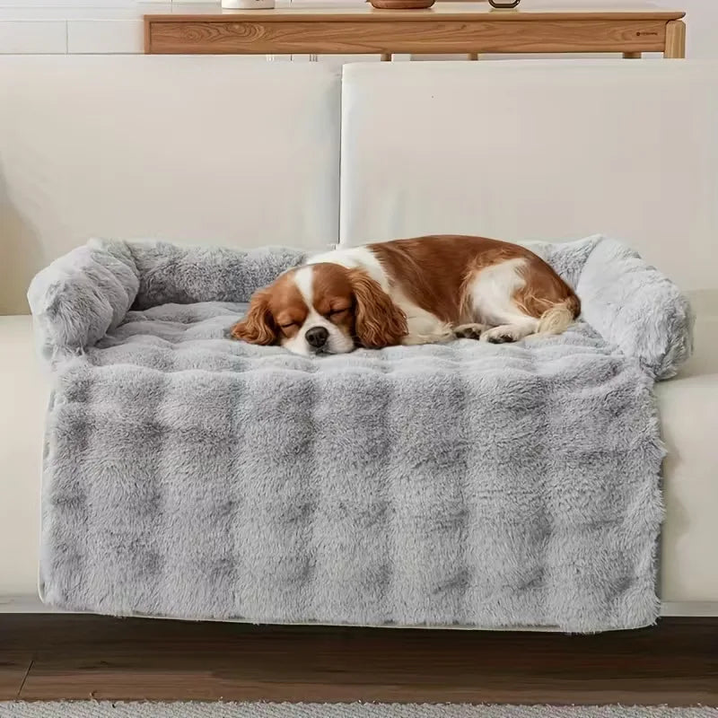 Luxury Faux Fur Pet Bed Mat | Soft Washable Dog & Cat Bed
