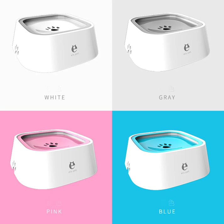Personalized No-Spill Pet Water Bowl | Anti-Splash Dog & Cat Bowl