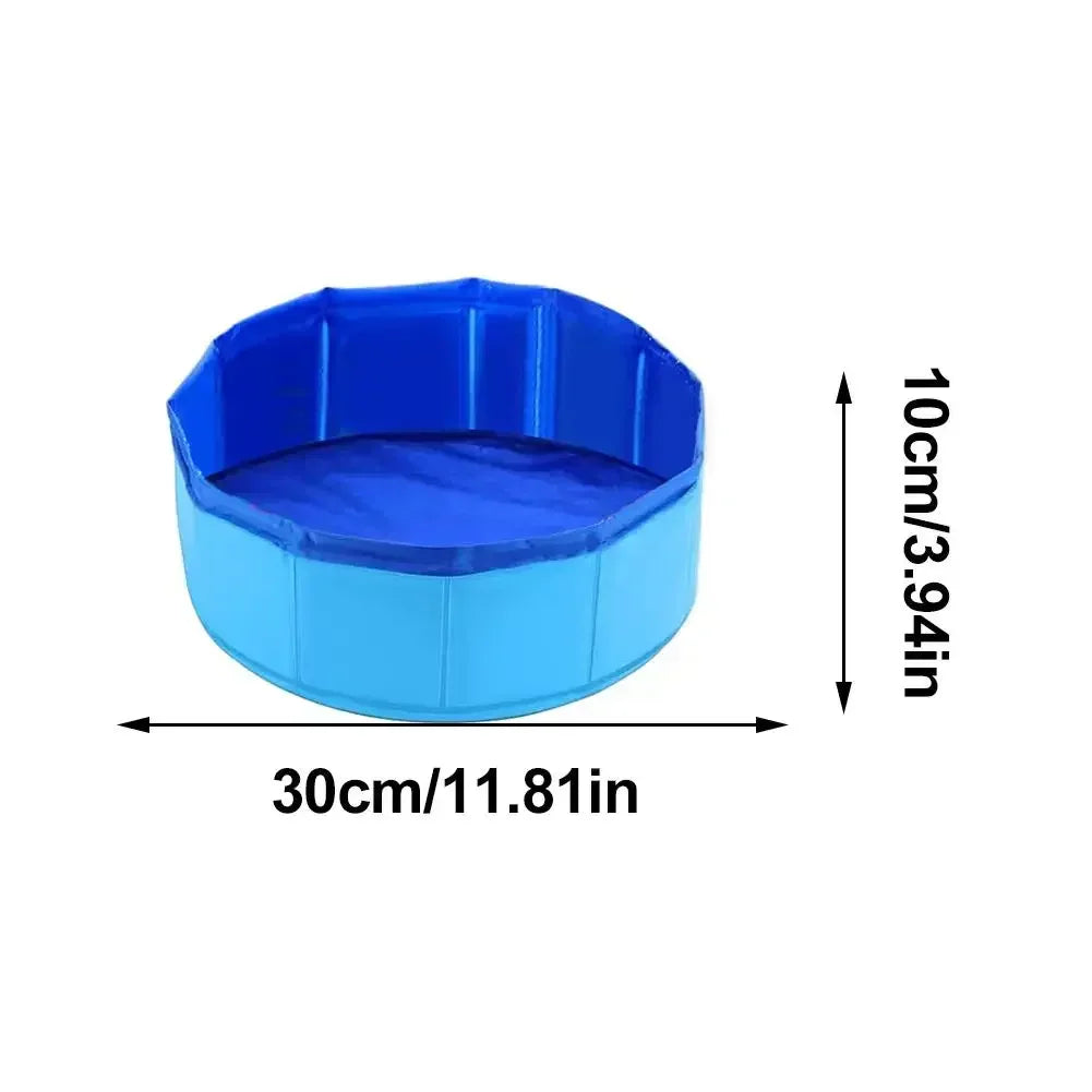 Foldable Pet Bath Pool for Dogs & Cats | Portable Leak-Proof Tub with Toys | Bloom Paws Co.