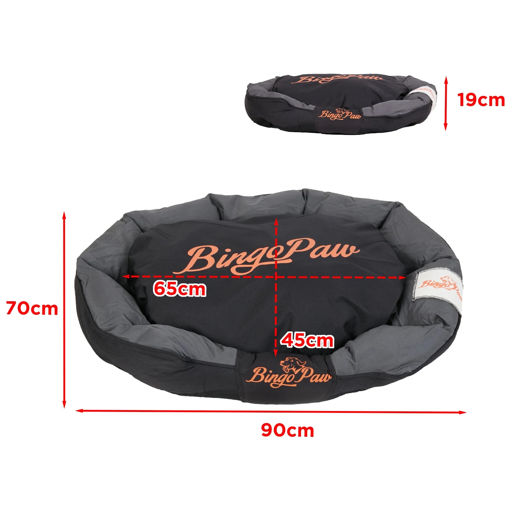 Waterproof Orthopedic Dog Bed UK | Durable Oxford Pet Cushion L–XXL