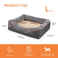 Orthopedic Dog Bed for Large Dogs | Memory Foam & Washable Cover