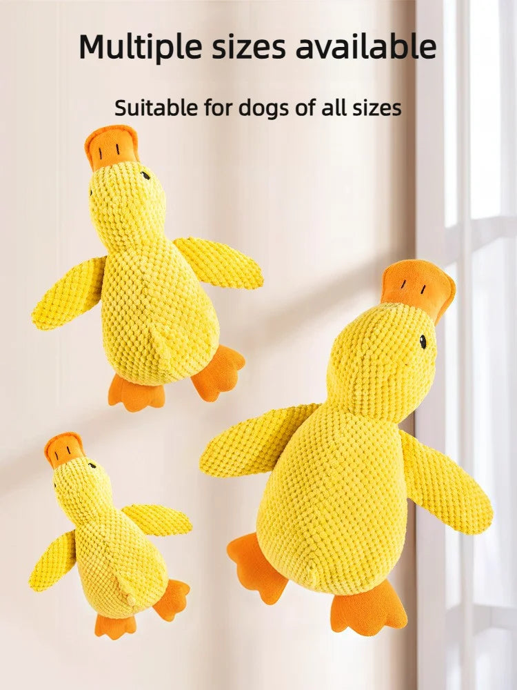 Plush Duck Dog Toy with Natural Quack Sound | Durable Chew & Comfort Toy