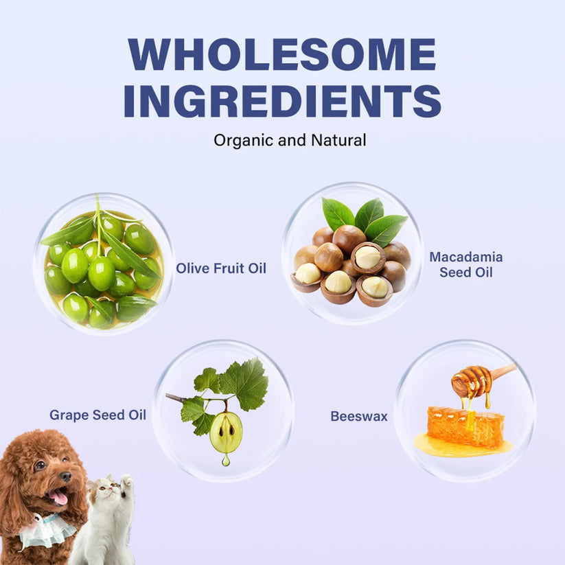 Dog Paw & Nose Balm for Dry Cracked Skin | Natural Repair Care