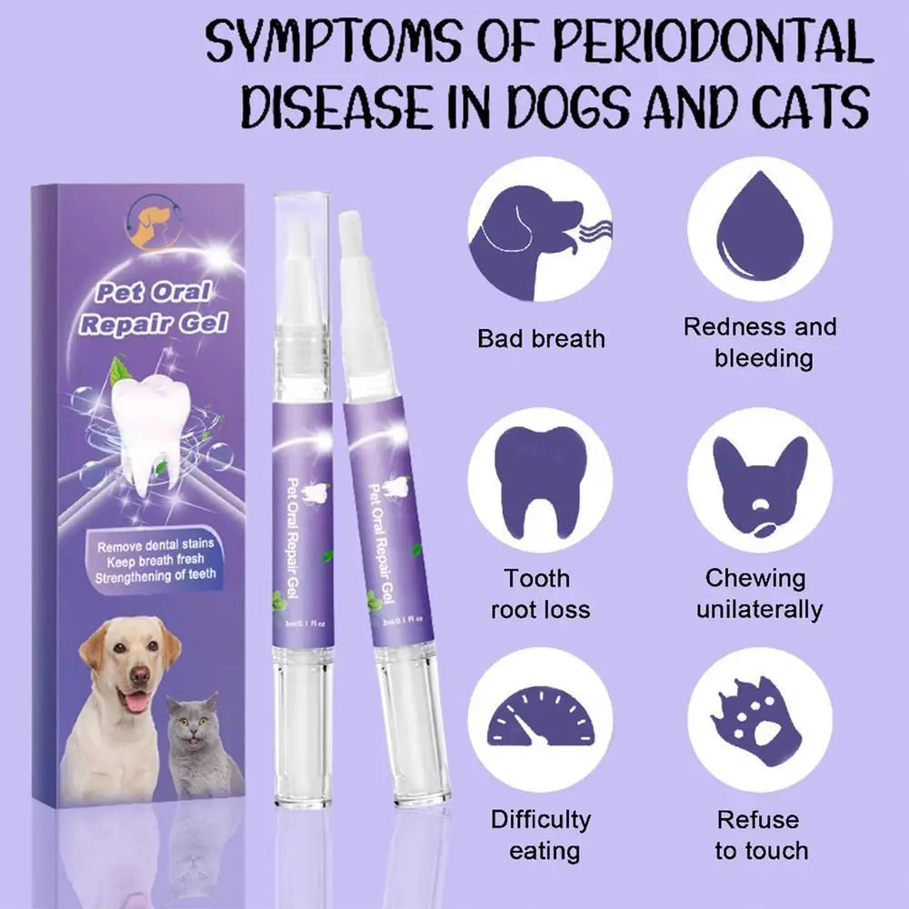 Pet Oral Care Gel for Dogs and Cats | Fresh Breath and Gentle Dental Support