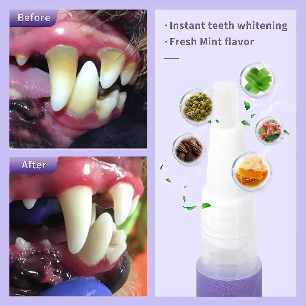 Pet Oral Care Gel for Dogs and Cats | Fresh Breath and Gentle Dental Support