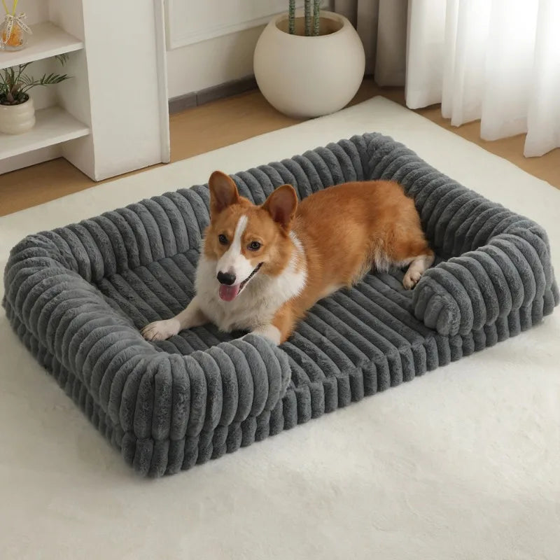 Calming Orthopedic Dog Bed | Washable Bolster Bed for Small to Large Dogs