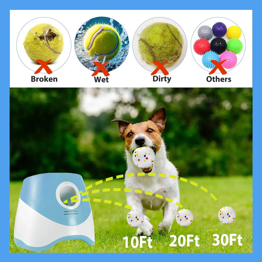Automatic Dog Ball Launcher | Rechargeable Interactive Fetch Toy