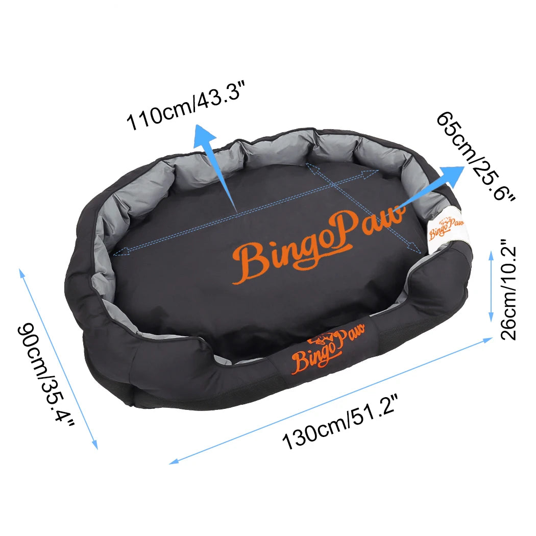 Waterproof Orthopedic Dog Bed UK | Durable Oxford Pet Cushion L–XXL