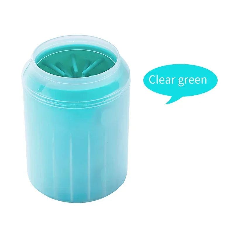 Dog Paw Cleaner Cup with Silicone Brush | Portable Pet Foot Washer