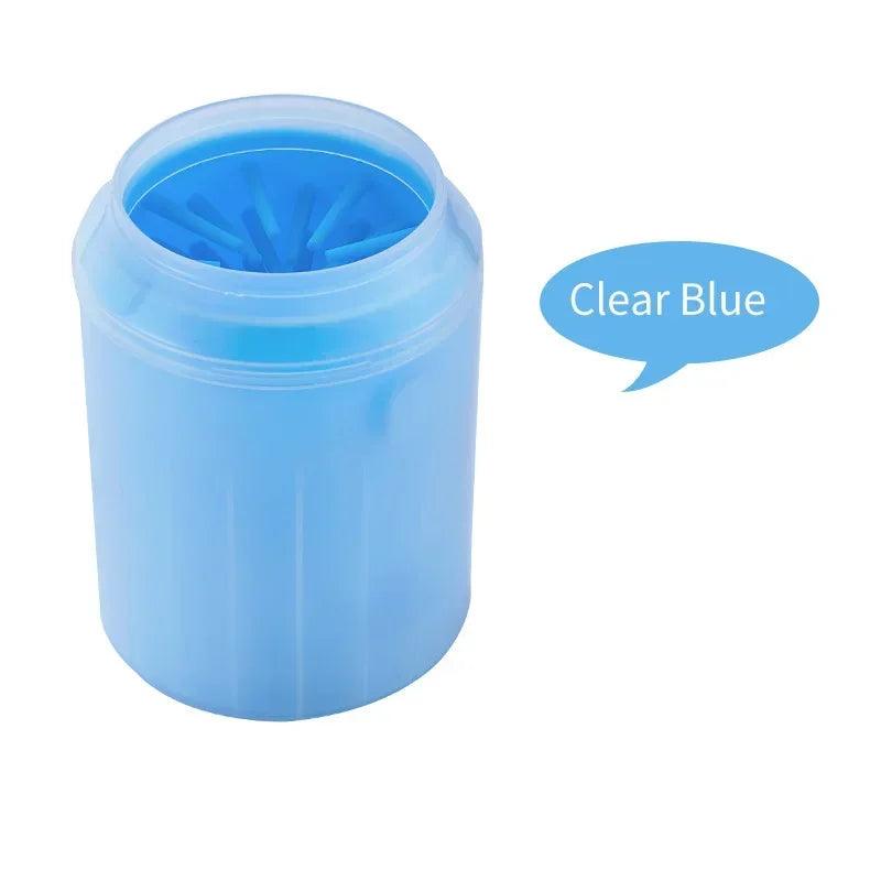 Dog Paw Cleaner Cup with Silicone Brush | Portable Pet Foot Washer