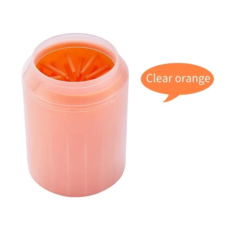 Dog Paw Cleaner Cup with Silicone Brush | Portable Pet Foot Washer