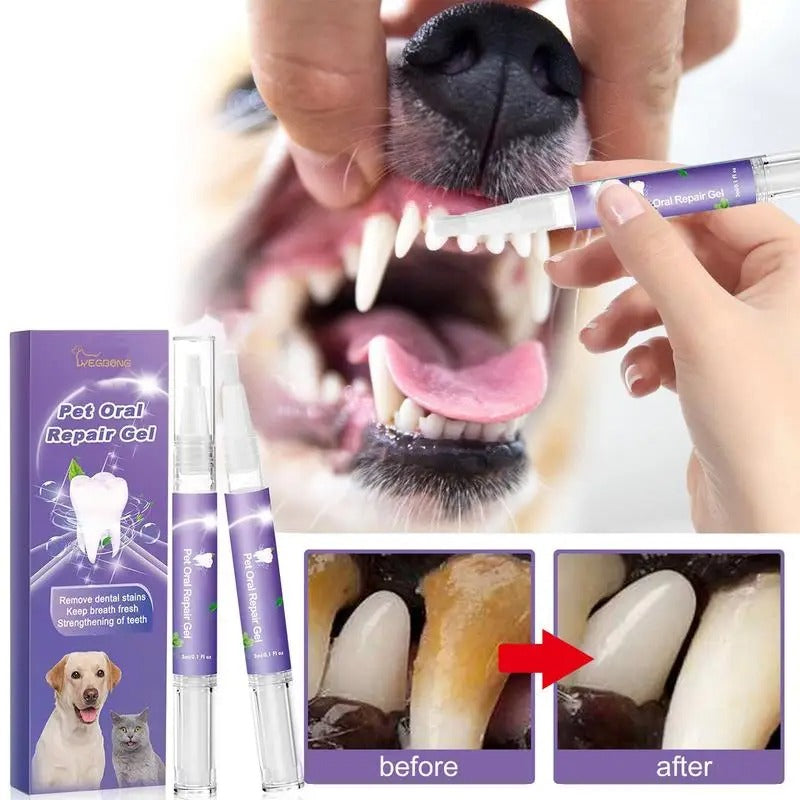 Pet Oral Care Gel for Dogs and Cats | Fresh Breath and Gentle Dental Support